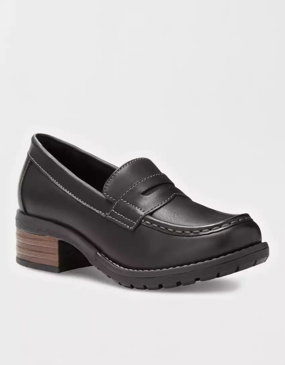 Loafers American Eagle Eastland Holly Penny Noir Femme | JYO-21104514